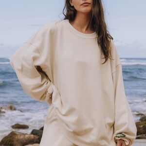 Daily Drills Oversized Sand Sweatshirt